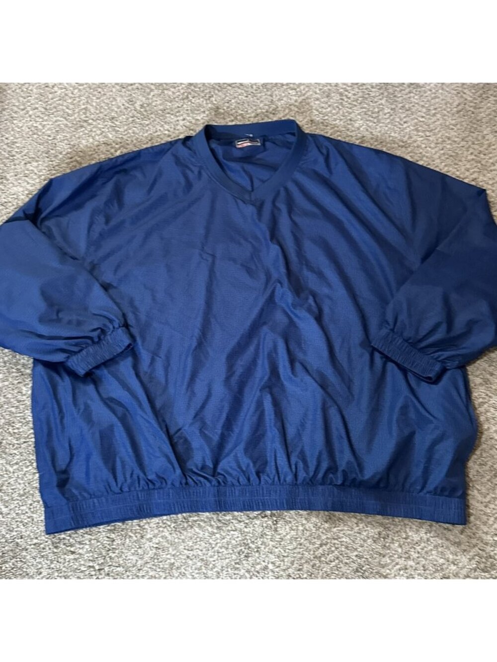 Grand Slam Performance Pullover Windbreaker Men's 3X Big & Tall Blue Jacket Mesh